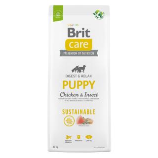 Brit Care Dog Sustainable Puppy cu Pui si Insecte