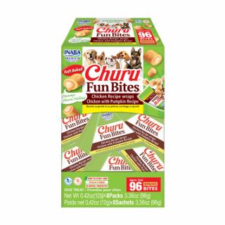 Churu Dog Fun Bites Recompense pentru Caini cu Pui si Dovleac