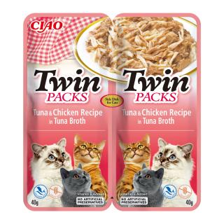 Ciao Churu Cat Twin Reteta de Ton cu Pui in Supa de Ton