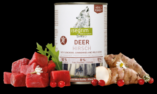 Conserva Isegrim Dog Adult cu Carne de Caprioara