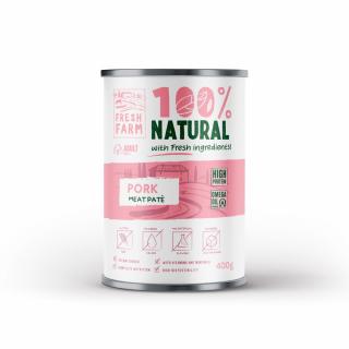 Fresh Farm Smooth Conserva Hrana Umeda Pate cu Carne de Porc 400 Gr