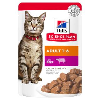 Hill s Science Feline Adult Beef Pouch