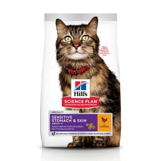 Hills SP Feline Adult Skin and Stomach Chicken 7 Kg