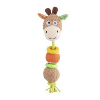 Leopet Jucarie Girafa Multicolora pentru Caine 30x8 cm