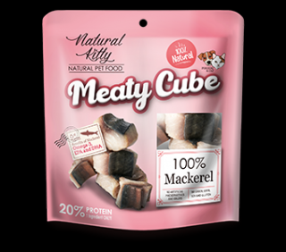 Natural Kitty Recompensa Meaty Cube Macrou 60 Gr