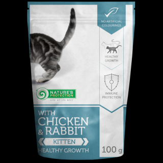 Nature s Protection Kitten ChickenRabbit 100 G