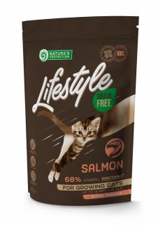 Nature s Protection Lifestyle Grain Free Kitten cu Somon
