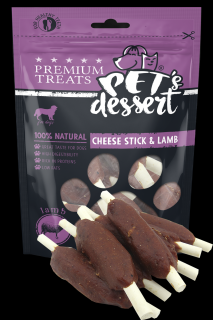 Pet s Desert Dog Cheese StickLamb 80g LSL-03
