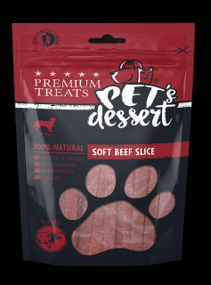 Pet s Desert Dog Soft Beef Slice 80 Gr LSB-02