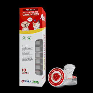 Pop It Clean Servetele Umede Multifunctionale pentru Igiena Corporala Zilnica