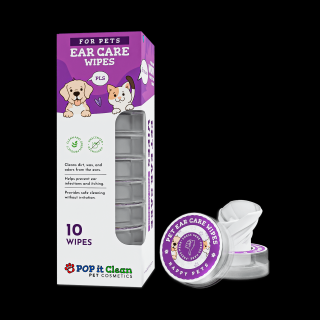 Pop It Clean Servetele Umede pentru Ingrijirea Urechilor