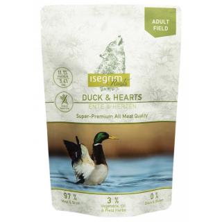 Pouch Isegrim Dog Adult - Duck  Hearts 410 Gr.