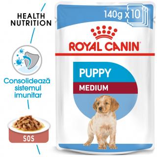 Royal Canin Medium Puppy Plic 140 G