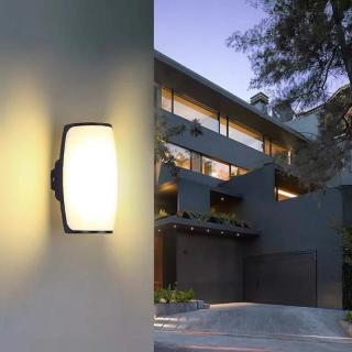 Aplica led, perete ovala, iluminat exterior, 9W, 3000K