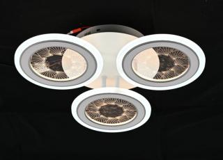 Lustra LED, Model G16759-3, Cu Telecomanda, 3 Tipuri De Lumina, Intensitate Reglabila, 76W, Alb
