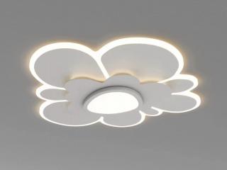 Lustra LED Model G3836, Cu Telecomanda, 3 Tipuri De Lumina, Intensitate Reglabila, 150W, Alba