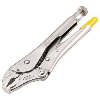 Cleste cu blocare cu falci curbe Stanley, 0-84-809, 225 mm