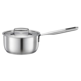 Cratita cu capac, din otel inoxidabil, fara acoperire antiaderenta, Fiskars All Steel, 1.5 l