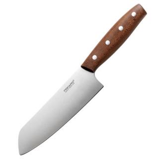 Cutit Santoku Fiskars Norr, 16 cm, otel inoxidabil