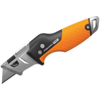 Cutit utilitar pliabil cu lama trapezoidala Fiskars CarbonMax, 1027224, 170 mm, 170 g