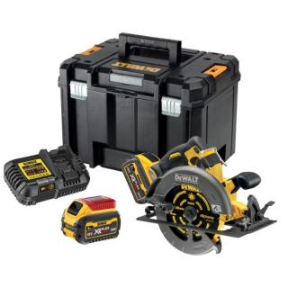 Fierastrau circular DeWalt, DCS578T2, 2 acumulatori XR Flexvolt 54 V 6.0 Ah, valiza pentru transport, motor fara perii