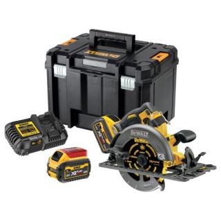 Fierastrau circular DeWalt, DCS579T2, 2 acumulatori XR Flexvolt 54 V 6.0 Ah, valiza pentru transport, motor fara perii