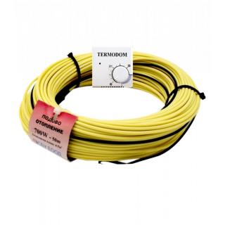 Kit termostat mecanic cu rezistenta electrica de 700 W pentru incalzire rasadnita