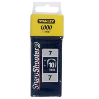 Pachet 1000 capse pentru cabluri, Stanley SharpShooter,10 mm