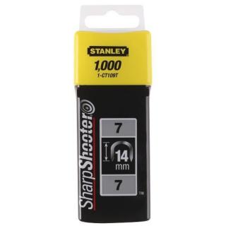 Pachet 1000 capse pentru cabluri, Stanley SharpShooter,14 mm