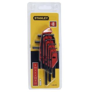 Set 8 chei imbus Stanley, tip   L  , metric 1.5-6 mm