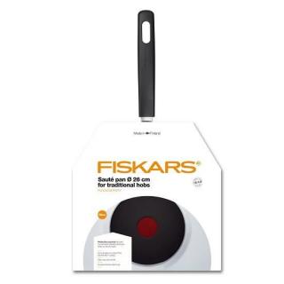 Tigaie cu capac Fiskars Functional Form, O 26 cm, otel inoxidabil
