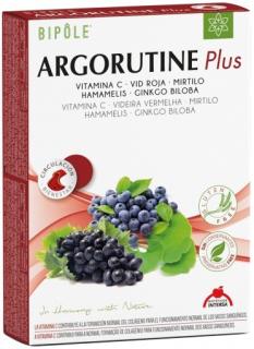 ARGORUTINE PLUS - formula naturala cu hrisca, vita de vie, coacaz, ginko-biloba pentru CIRCULATIE 20X10ML