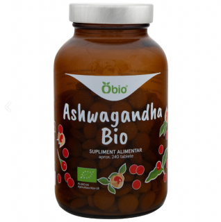 Ashwagandha, bio, 240 tablete