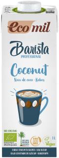 Barista, bautura vegetala Bio de cocos, pentru cafea, 1L Ecomil