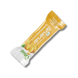 Baton cu hrisca germinata si ananas, BIO, 35g