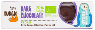 Baton de ciocolata neagra fara zahar adaugat, BIO, 40g