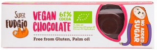 Baton de ciocolata vegana fara zahar adaugat, BIO, 40g,