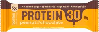 Baton Proteic Cu Arahide Si Ciocolata, 30% Proteine, 50G Bombus