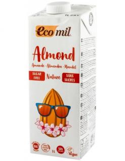 Bautura Bio natur de migdale, fara zahar, 1 l Ecomil