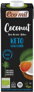 Bautura Bio vegetala de cocos natur Keto, 1L Ecomil