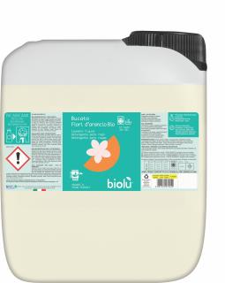 Biolu Detergent BIO  lichid pentru rufe albe si colorate portocale 5L