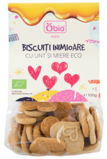 Biscuiti inimioare cu unt si miere, Bio 100g