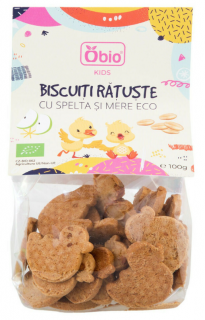 Biscuiti ratuste cu spelta si mere, Bio 100g