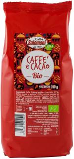 Cafea si cacao bio macinata (Cafeaua elfului), 250g Salomoni Cafe
