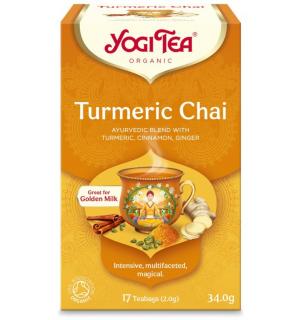 Ceai Bio Cu Turmeric (Curcuma), 17 Pliculete 34 G Yogi Tea