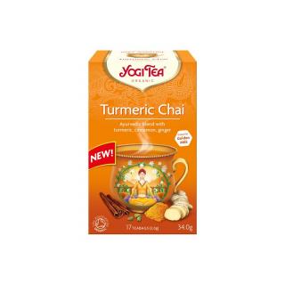 Ceai BIO cu turmeric (curcuma), 17 pliculete - 34 g Yogi Tea
