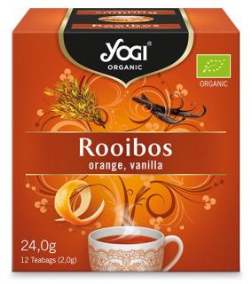 Ceai Bio Rooibos, Portocale Si Vanilie, 24,0 G 12 Pliculete A 2,0 G Yogi Tea