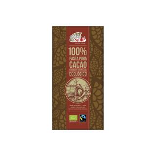 Ciocolata neagra BIO 100% cacao, 100g Chocolates Sole