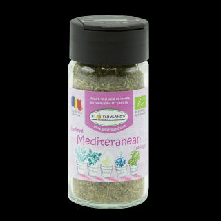 Condiment , zAmestec Mediteranean,   ECOLOGIC - 15g (Recipient Sticla)