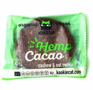 Cookie cu seminte de canepa si cacao fara gluten eco 50g